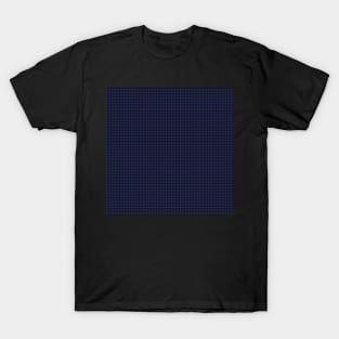 Mueller Houndstooth by Suzy Hager      Mueller Collection      Shades of Blue T-Shirt